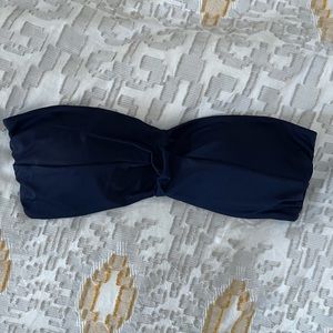 JOE FRESH Bandeau Bikini Top in Navy Blue - Size Medium